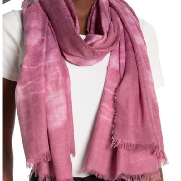 Cejon Tie Dye Blanket Scarf Wrap Eyelash Fringe - Picture 4 of 6